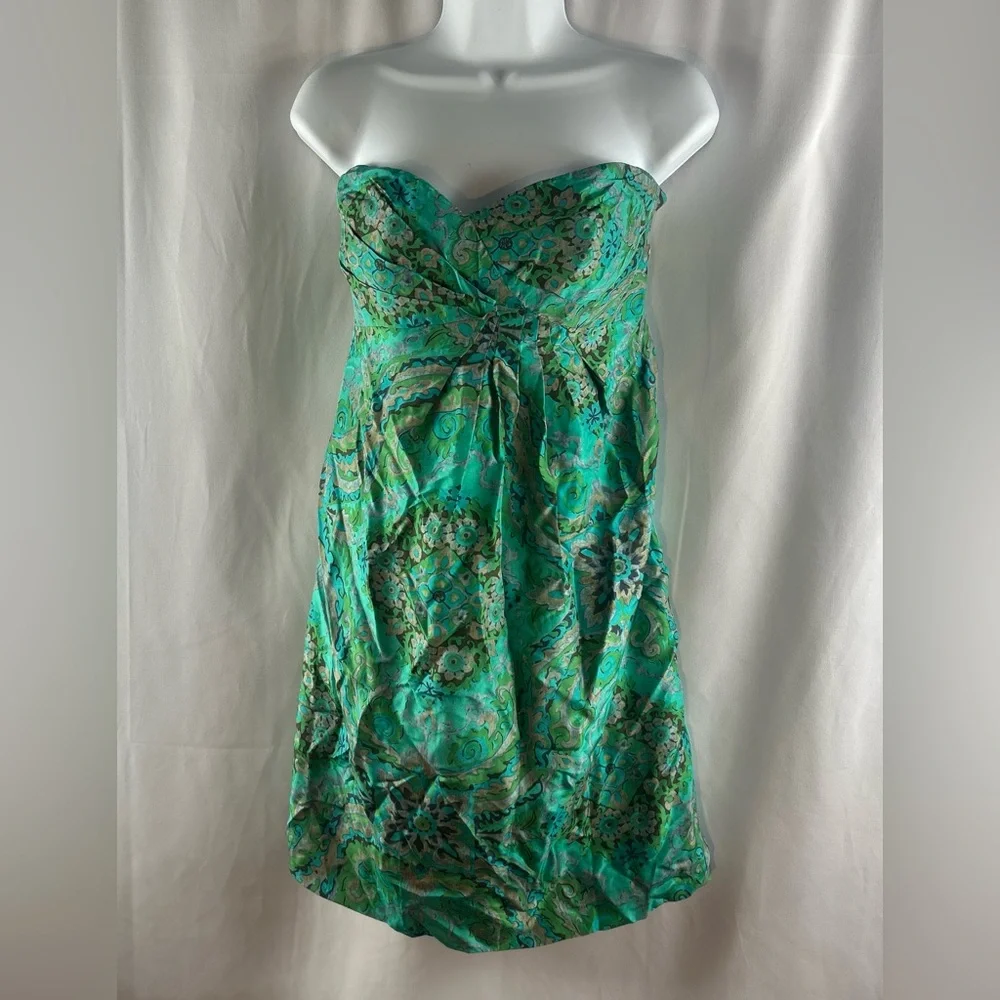 J.Crew Silk strapless minidress 6 - Picture 4 of 7